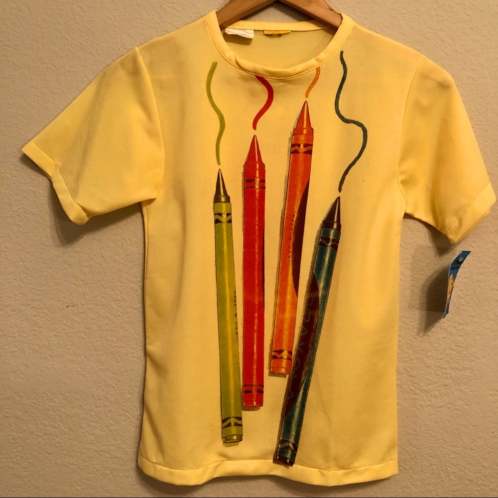 Crayola crayon Delta Deadstock top from Donna’s dress shop